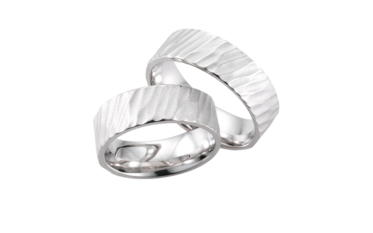 45319+45320-wedding rings, gold 750